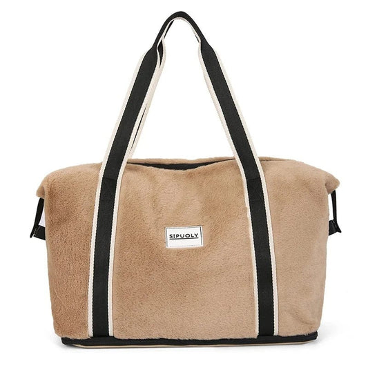 Sac de voyage velours Marron Dailysac