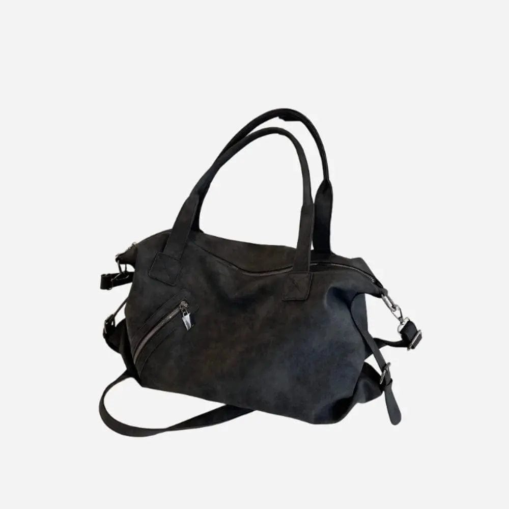 Sac de voyage velours Noir Dailysac