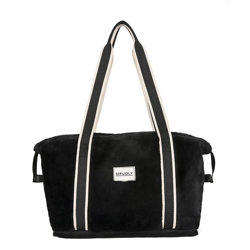 Sac de voyage velours Noir Dailysac