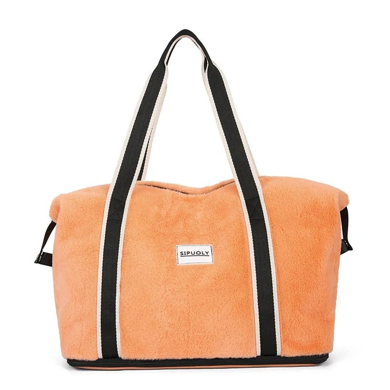 Sac de voyage velours Orange Dailysac