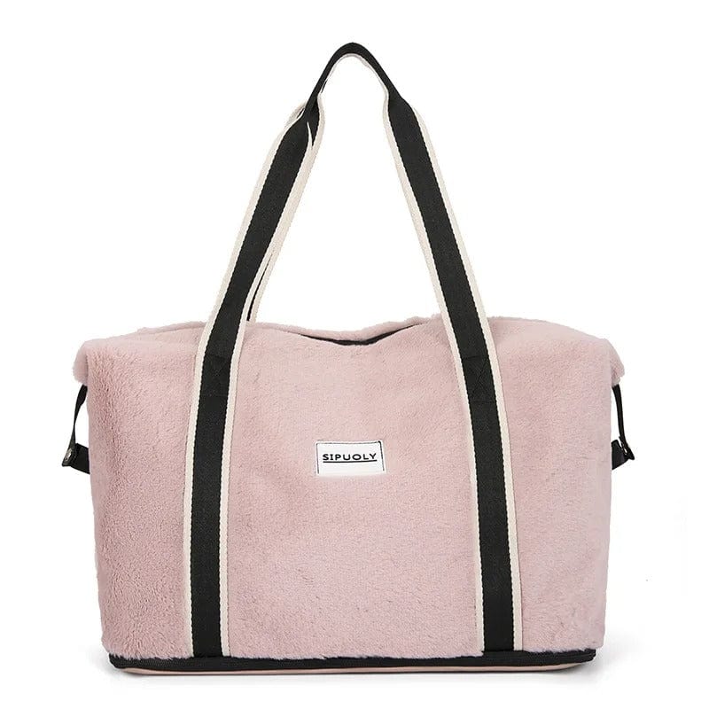 Sac de voyage velours Rose Dailysac