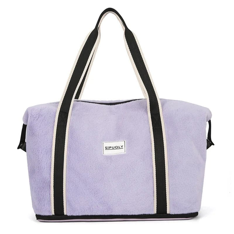 Sac de voyage velours Violet Dailysac