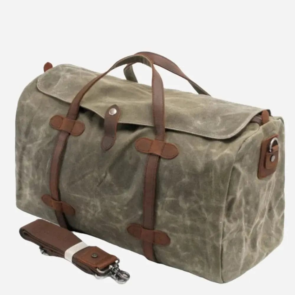 Sac de voyage vintage homme Vert militaire Dailysac