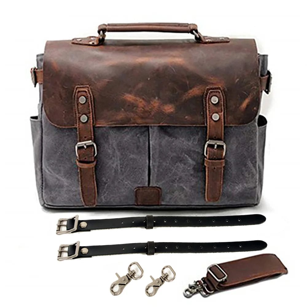 Sac vintage moto Gris Dailysac