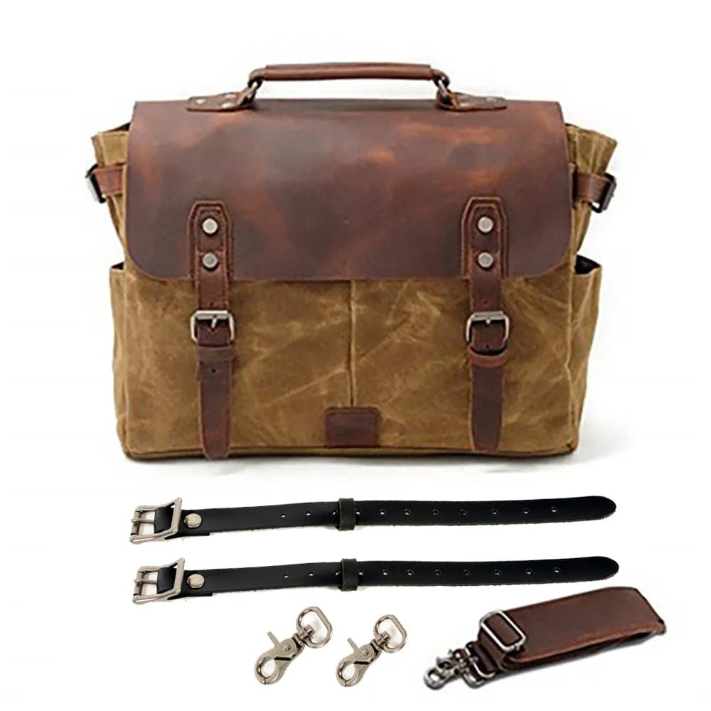 Sac vintage moto Marron Dailysac