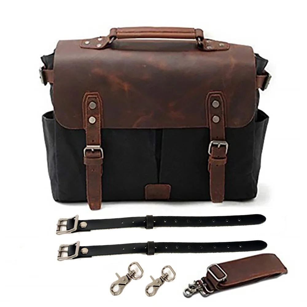 Sac vintage moto Noir Dailysac