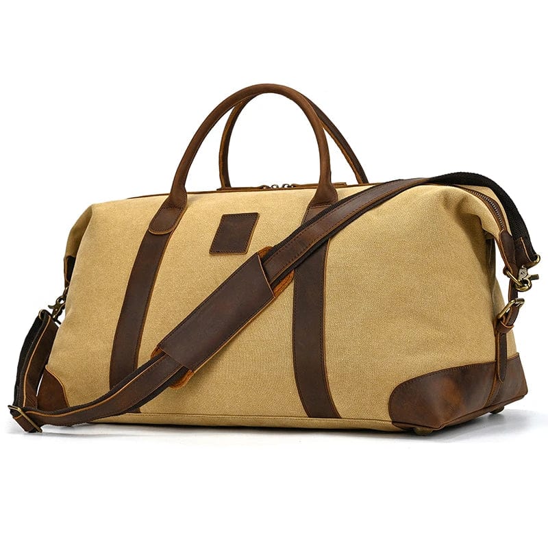 Sac voyage vintage Marron 2 Dailysac