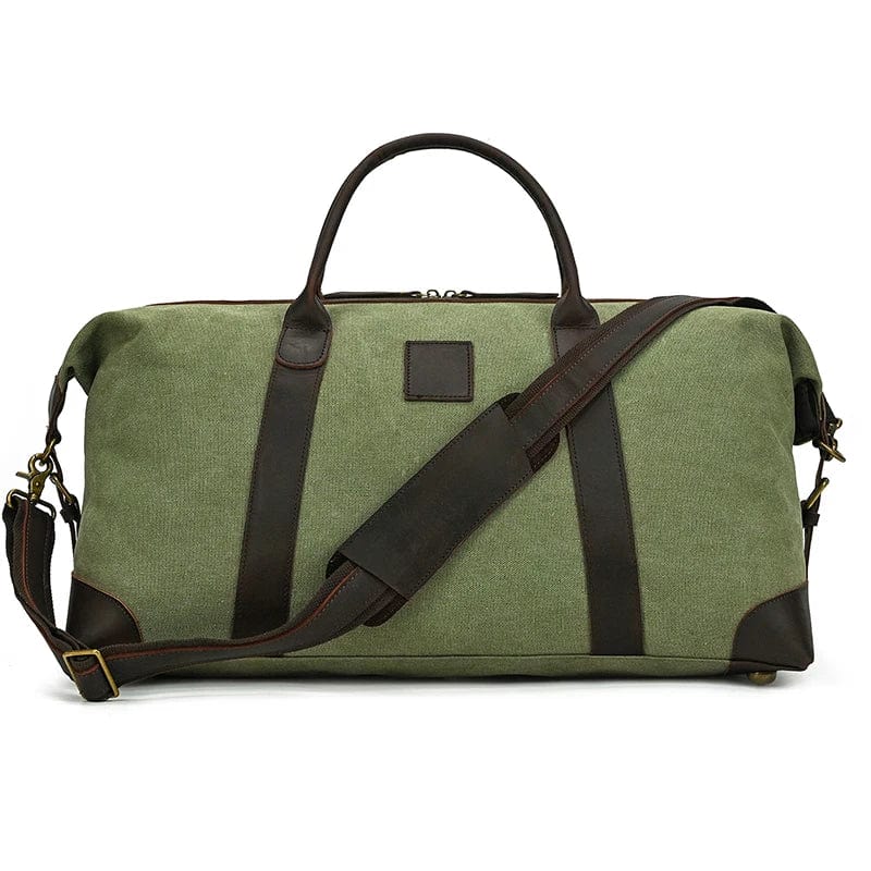 Sac voyage vintage Vert 1 Dailysac