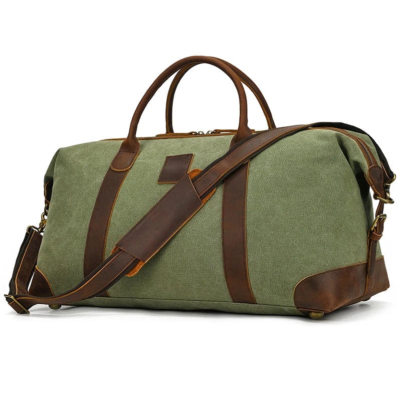 Sac voyage vintage Vert 2 Dailysac